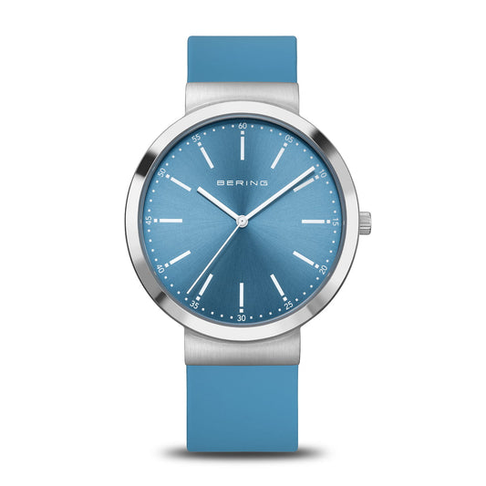 Bering Classic polished blue 10141-398-US