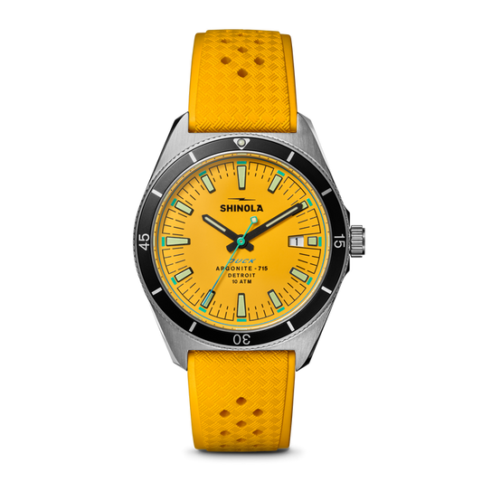 Shinola Duck Watch S0120301733-1-Canary-40-USA