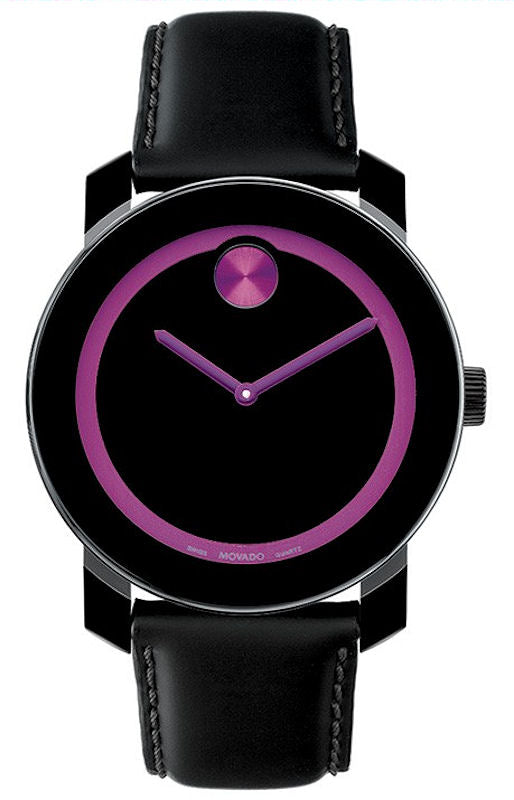 Movado Bold 42mm Black/Magenta 3600053