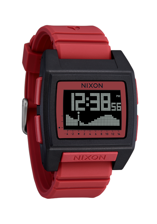 Nixon Base Tide Pro Black / Hot Sauce A1307-5365-00