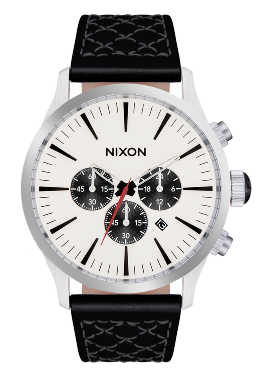 Nixon Sentry Chrome/Cloud Sunray/Black A1391-5267-00 42mm