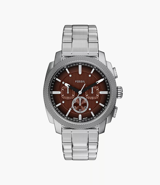 Fossils Machine Chronograph Stainless Steel Watch FS6144