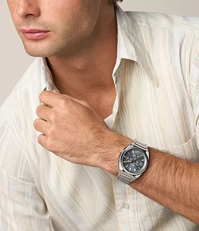 Fossil Everett Chronograph Stainless Steel Watch FS6154