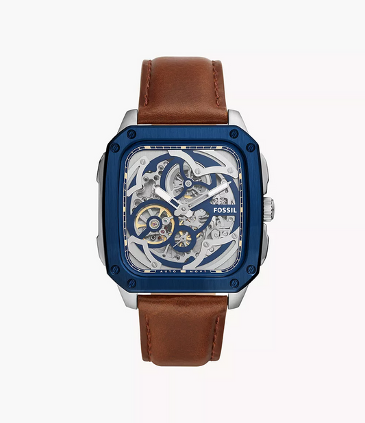 Fossils Inscription Automatic 42mm Stainless Steel Watch ME3202