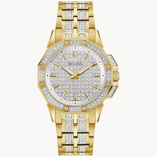 Bulova Crystal Watch 98L302