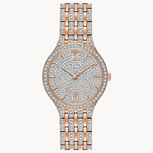 Bulova Crystal Watch 98L235