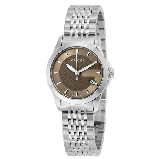 Gucci G-Timeless Silver Stainless Steel 27mm YA126503