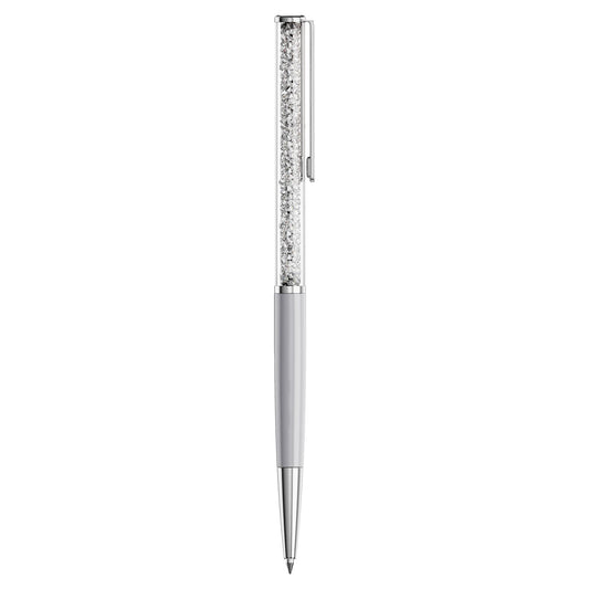Swarovski Crystalline ballpoint pen Gray, Gray lacquered, Chrome Plated 5709613