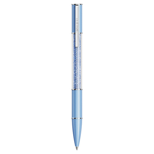 Swarovski Crystalline ballpoint pen ReCreated™ crystals, Blue, Blue lacquered, Chrome plated 5732972