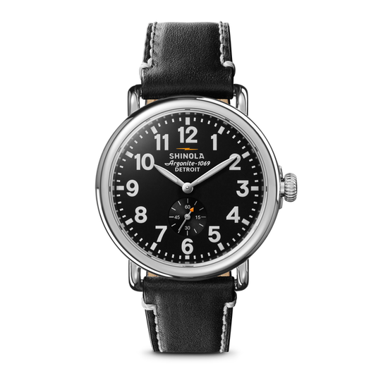 Shinola Runwell Watch S0110000020-1-Blk-41-USA