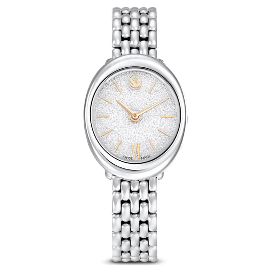 Swarovski Imber oval watch Swiss Made, Metal bracelet, Silver tone, Stainless steel
5717590