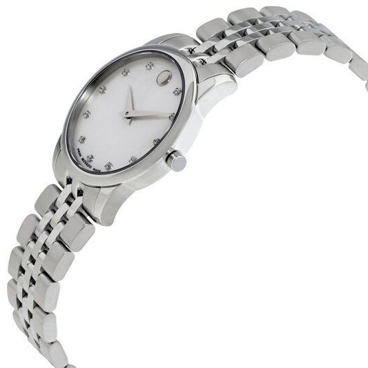 Movado Museum Mother of Pearl Diamond Dial Ladies Watch 0606612