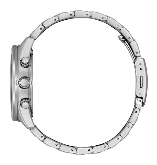 Citizen Men's Sport Casual Chronograph Eco-Drive Silver CA0770-56x
