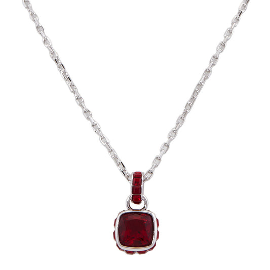 Swarovski Birthstone Pendant Jan Pendant Rhodium Shiny Red 5651709