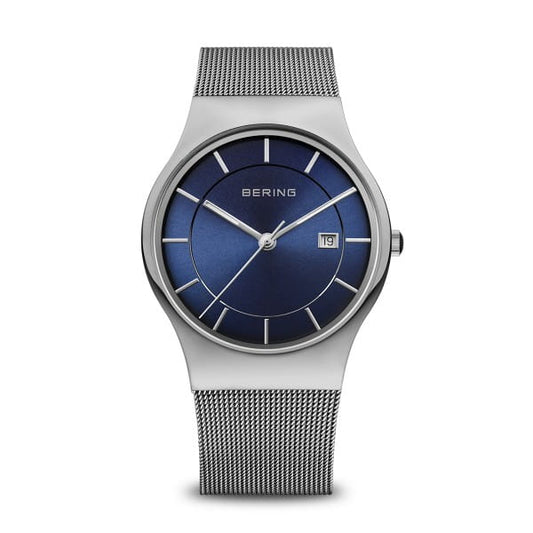 Bering Classic plata cepillado 11938-003-US