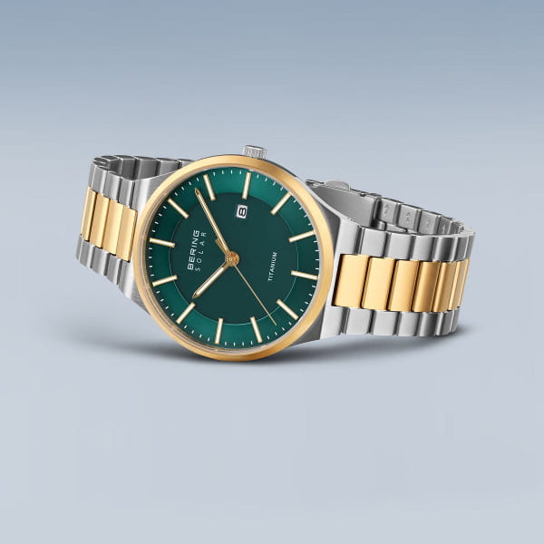 Bering Titanium oro pulido/cepillado 14439-718-US