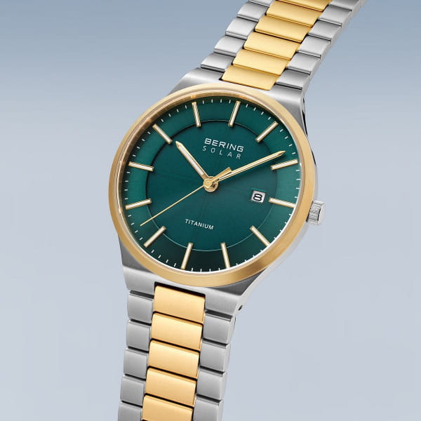 Bering Titanium oro pulido/cepillado 14439-718-US