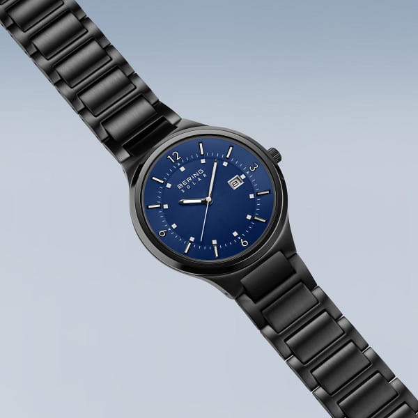 Bering Solar polished/brushed black 14442-727-US