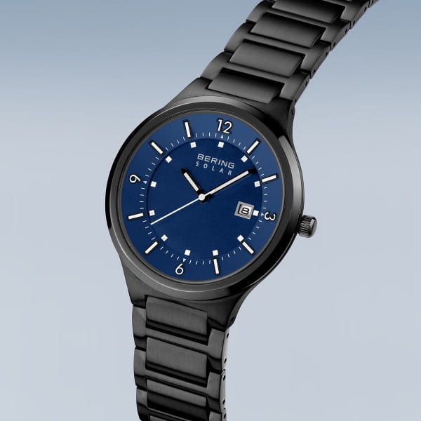 Bering Solar polished/brushed black 14442-727-US