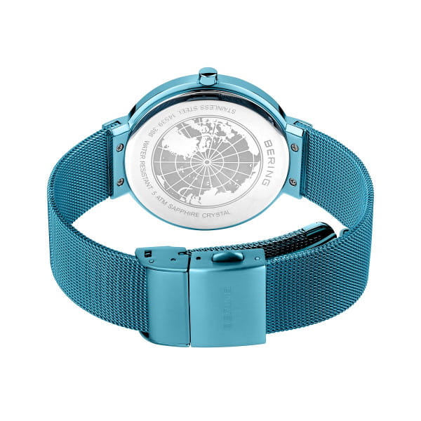 Bering Classic Polished/Brushed Blue 14539-388-US