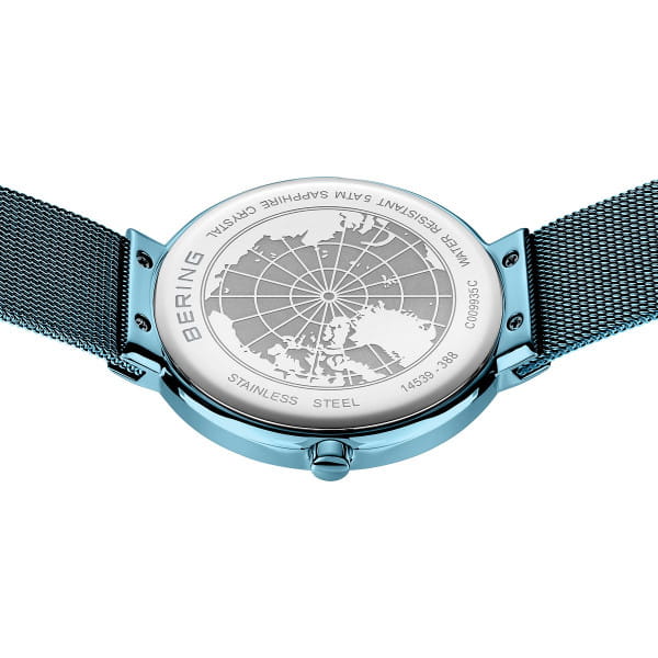 Bering Classic Polished/Brushed Blue 14539-388-US