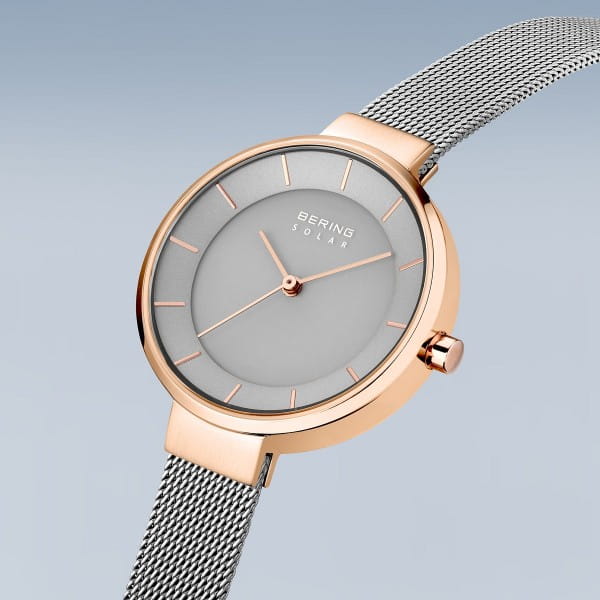 Bering Solar polished rose gold 14631-369-US