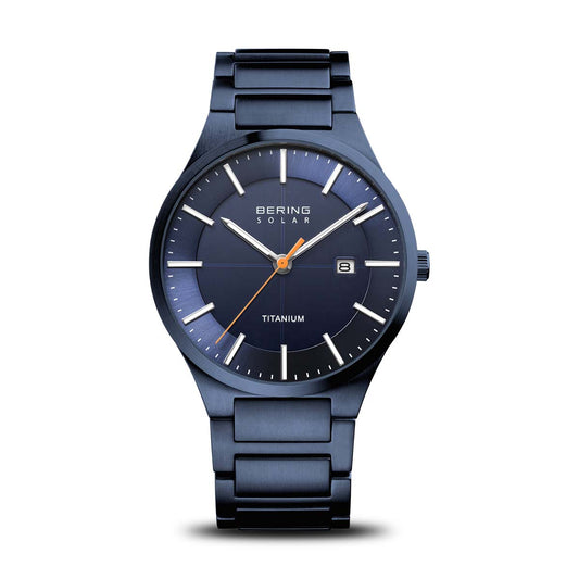 Bering Titanium Brushed Blue 15239-797-US