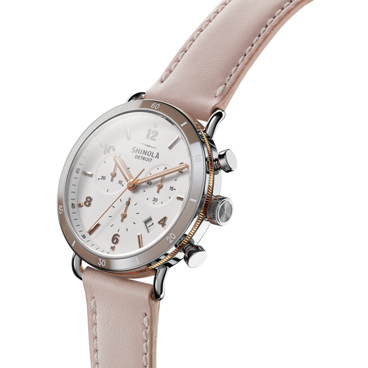 Shinola Canfield Sport Chronograph Watch S0120089883-1-SoftWht-40-USA