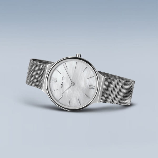 Bering Ultra Slim Polished/Brushed Silver 18434-000-US