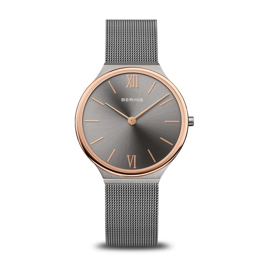 Bering Ultra Slim Polished/Brushed Grey 18434-369-US