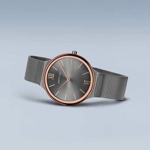 Bering Ultra Slim Polished/Brushed Grey 18434-369-US