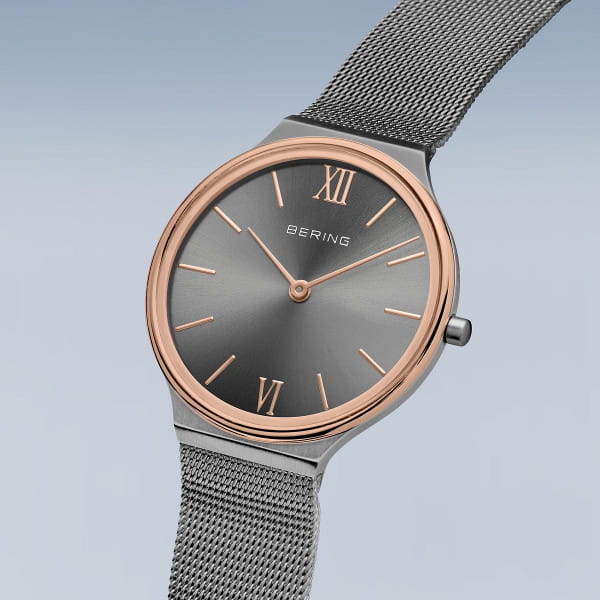 Bering Ultra Slim Polished/Brushed Grey 18434-369-US