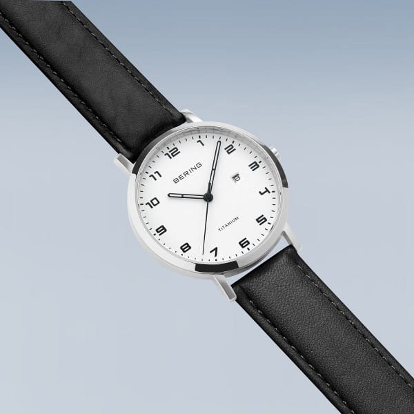 Bering Titanium polished/brushed silver 18634-404-US