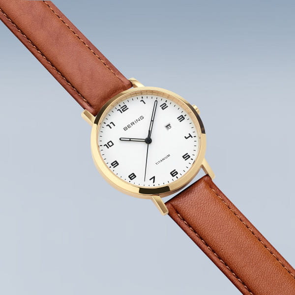 Bering Titanium polished/brushed gold 18634-534-US