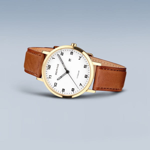 Bering Titanium polished/brushed gold 18634-534-US