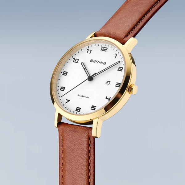 Bering Titanium polished/brushed gold 18634-534-US