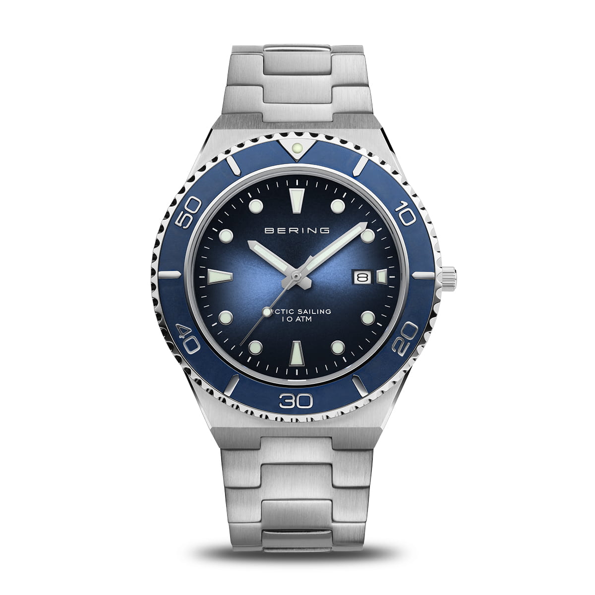 Bering Classic plata pulido/cepillado 18940-707-US