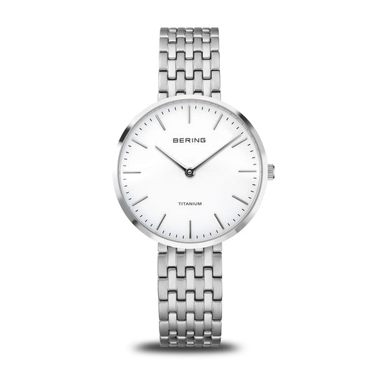 Bering Titanium plata pulido 19334-004-US