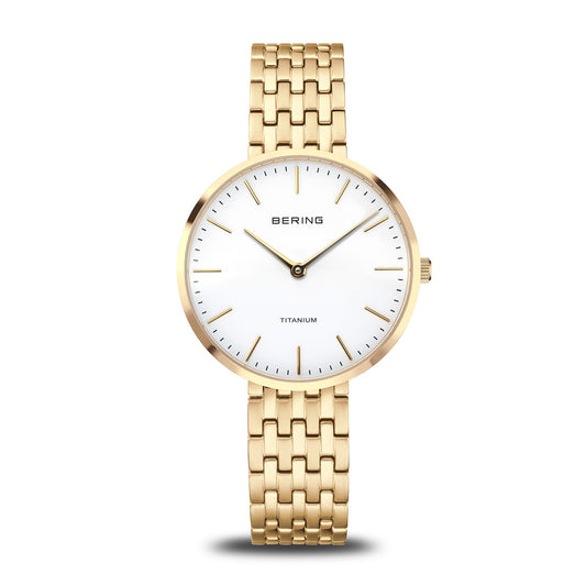 Bering Titanium polished gold 19334-334-US