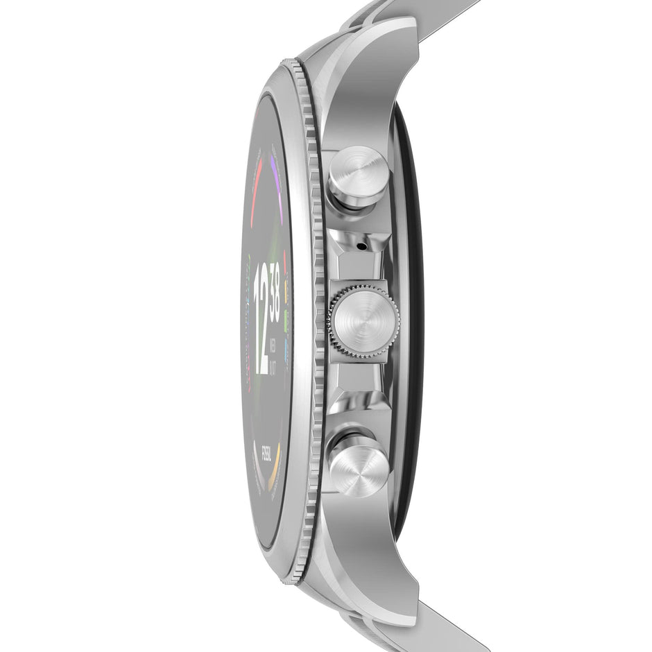 Fossil Gen 6 44mm Stainless Steel Smartwatch w/ Stainless Steel Band FTW4060V