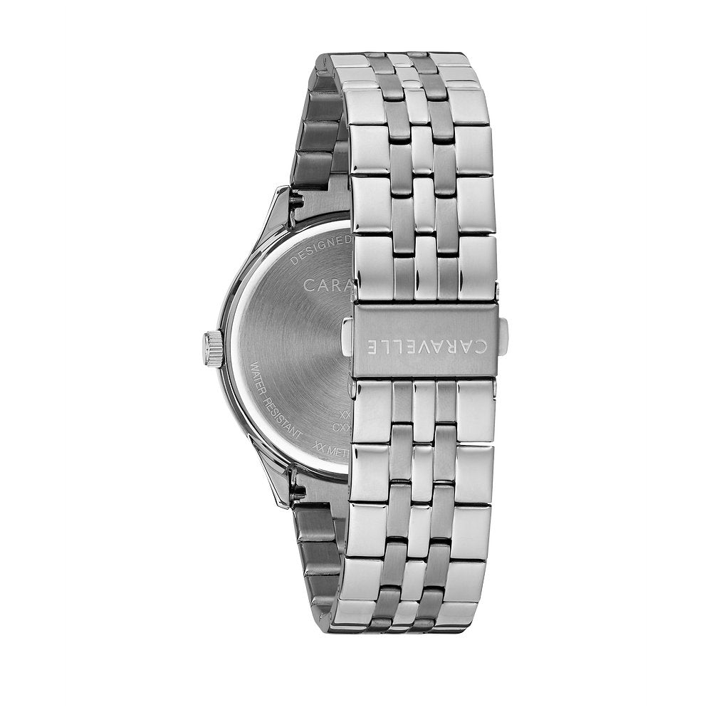 Bulova Caravelle Stainless Steel Classic CAR Mens Watch 43B158