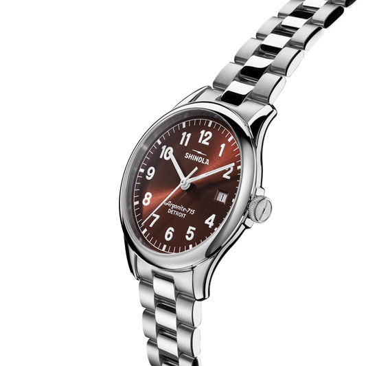 Shinola Vinton Watch S0120315331-1-WskBrn-38-USA