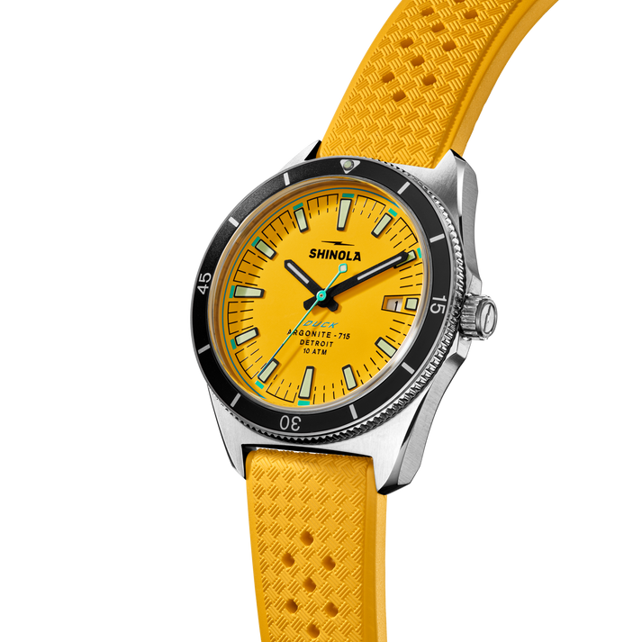Shinola Duck Watch S0120301733-1-Canary-40-USA