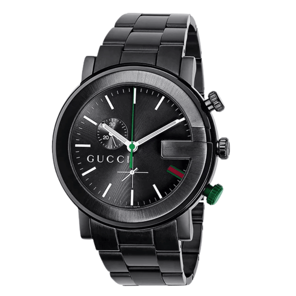 Gucci G-Chrono Black Stainless Steel Black Dial Quartz 44mm YA101331