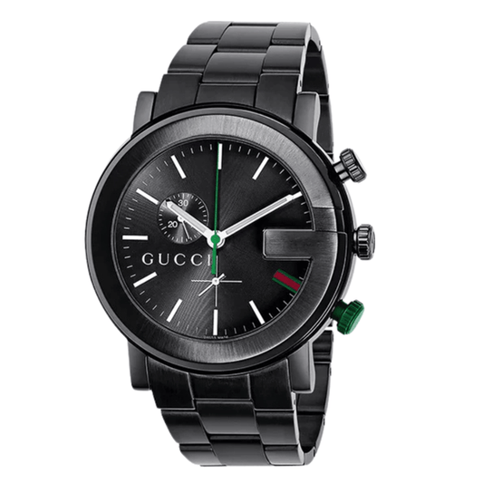 Gucci G-Chrono Black Stainless Steel Black Dial Quartz 44mm YA101331