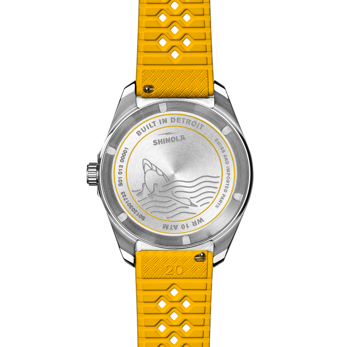 Shinola Duck Watch S0120301733-1-Canary-40-USA