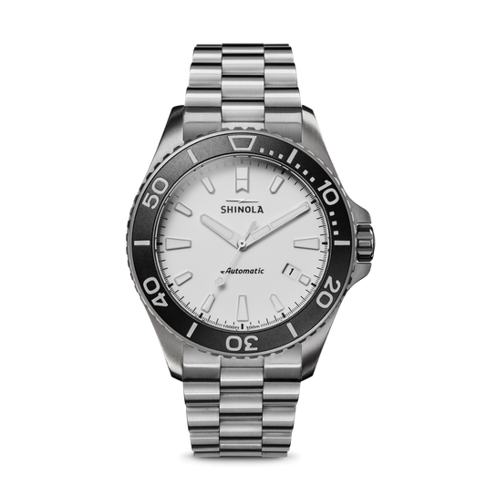 Shinola Ice Monster Automatic Watch S0120194496-1-Wht-43-CHE