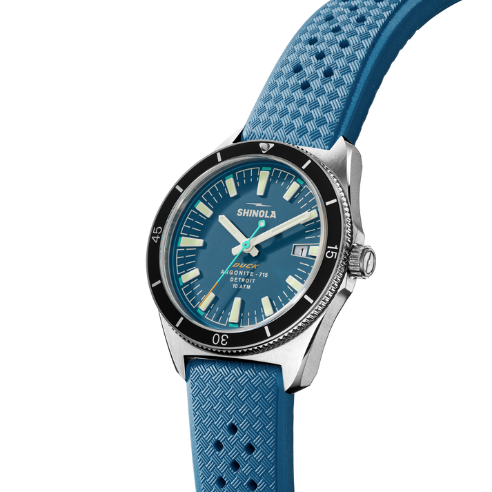 Shinola Duck Watch S0120301731-1-Blu-40-USA