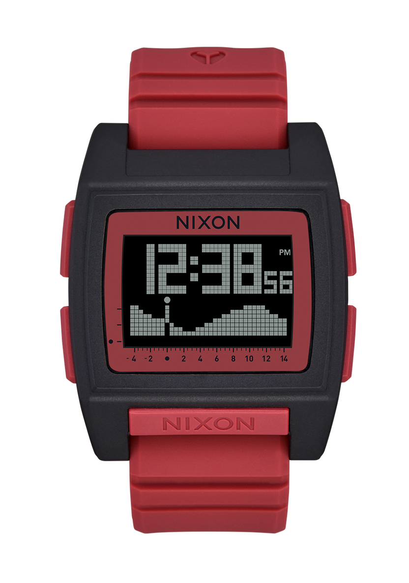 Nixon Base Tide Pro Black / Hot Sauce A1307-5365-00