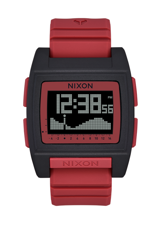 Nixon Base Tide Pro Black / Hot Sauce A1307-5365-00
